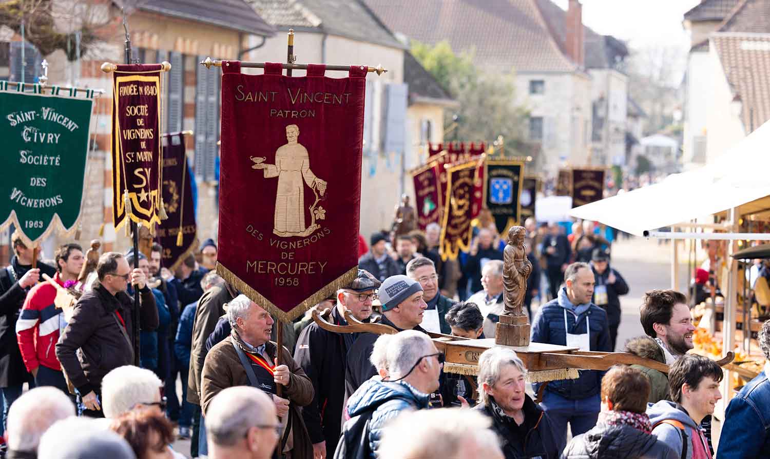 Saint-Vincent Tournante à Puligny-Montrachet